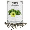 Okra Seeds for Planting | Clemson Spineless Variety (4g Packet