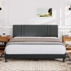 Novilla Queen Bed Frame with Headboard, Queen Size Bed Frame
