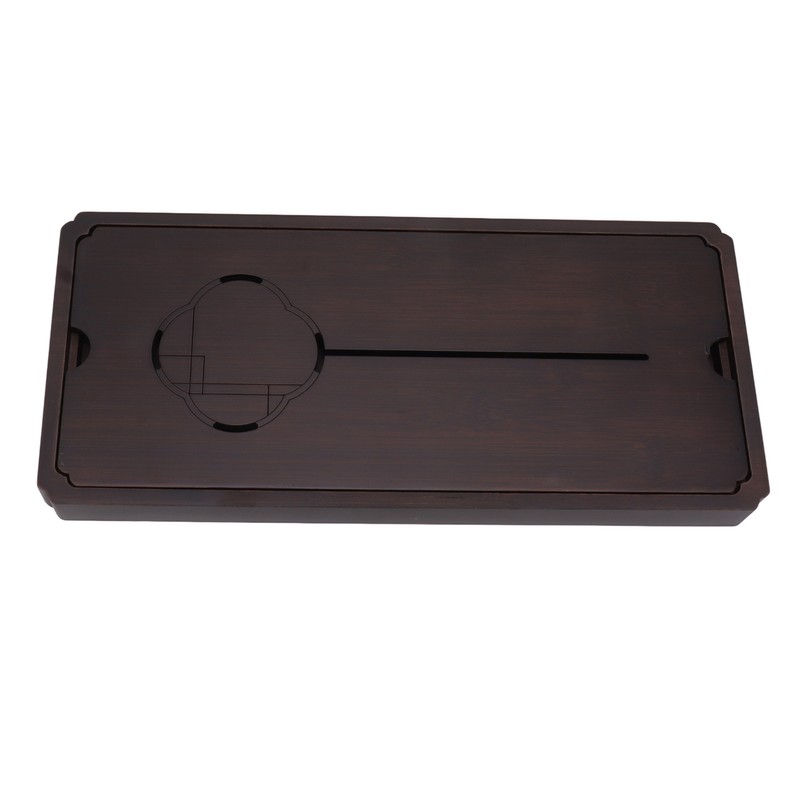 Chinese Water Storage Drainage Tea Tray Bamboo Simple Decorative Robust