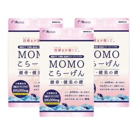 MOMOこらーげん ×3袋90日分/天然鱈の超低分子フィッシュコラーゲン/無添加/アミノ酸18種