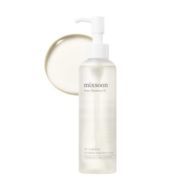 mixsoon Bean Cleansing Oil - Aceite Limpiador Facial Desmaquillante, Disuelve Sebo y Limpia Poros con Soya Fermentada, Aceite Vegano Hidratante para Puntos Negros y Piel Luminosa, 195ml