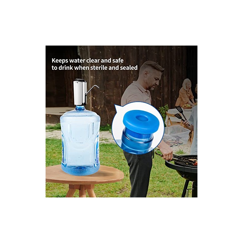 5 Gallon Water Jug Cap Reusable - Non-Spill 55mm Water