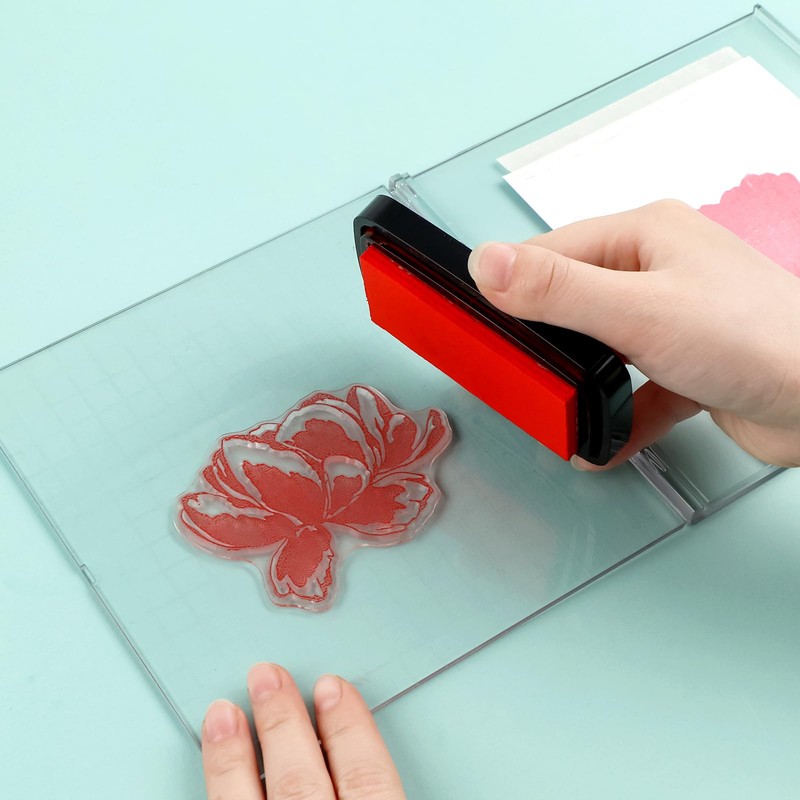 BAOFALI 6.3x6.3inch Precise Stamp Platform with Grid Lines for Accurate