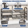 Expandable Under-Sink Organizer for Kitchen & Bathroom – Single-Tier 3-Panel