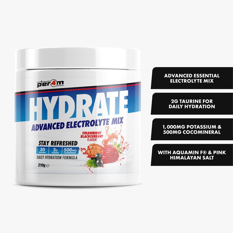 Per4m Hydrate Electrolyte Mix Powder | 500mg Cocomineral to Replenish