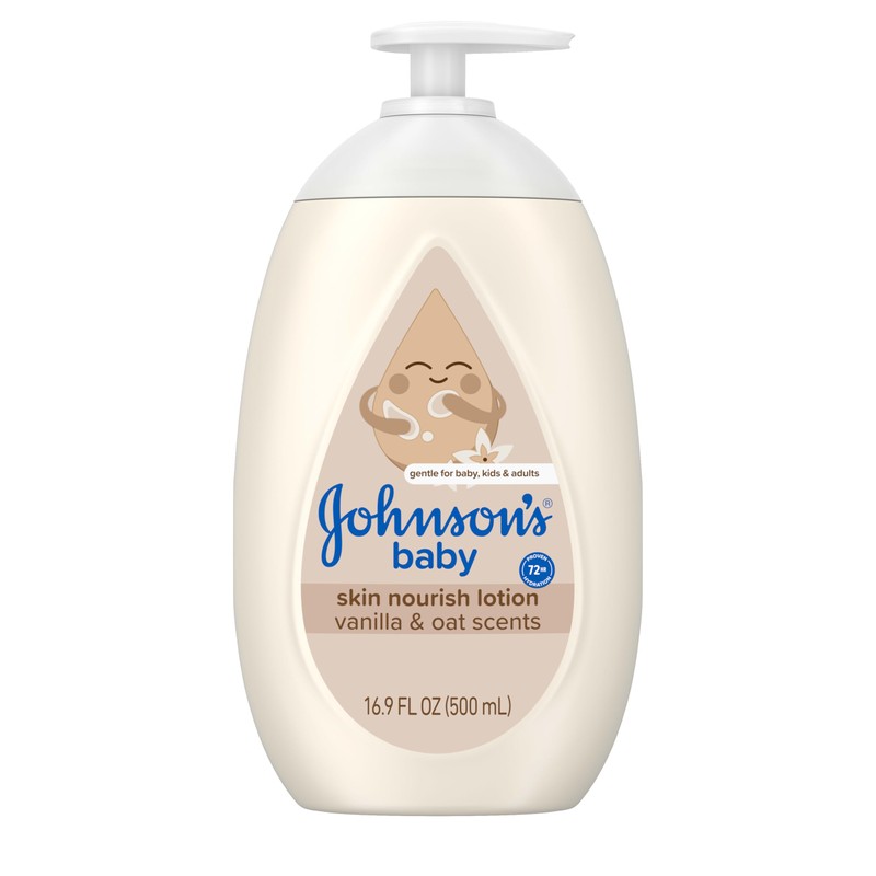 Johnson's Skin Nourish Moisturizing Baby Lotion for Dry Skin with