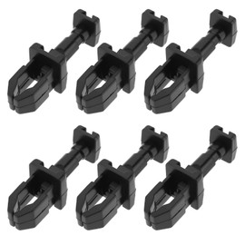 Briny River Pack of 6 1/4 RV Vent Latch Clips Replacement Compatible with Norcold 617772 9 x 37.5 x 14.2 mm Black