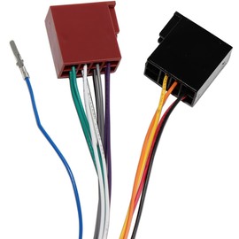 Acmerota 16-Pin Car Radio Wiring Harness ISO Radio Adapter for Pioneer DEH AVH MVH AVIC 2003 Onwards Car Stereo Radio ISO Adapter Cable 16 Pin Connector to Mini ISO 8 Pin Male Cable