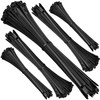 ISOLATECH Pack of 100 Cable Ties Black UV Resistant Black