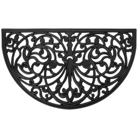 Achim Home Furnishings Wrought Iron Rubber Mat 18x30 - Ironworks