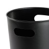 Mainstays Mainstays 2.64 Gallon Wastebasket – Black Plastic Trash Can,