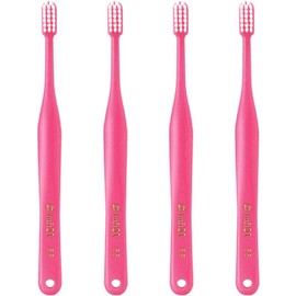 【歯科専用 口が小さな向け歯ブラシ】オーラルケア [5本]オトナタフト20 SS(スーパーソフト)ビビットピンク