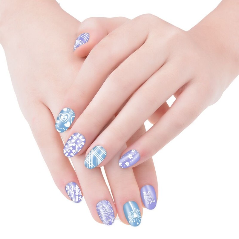 Ashion Nail Image Plate Set of 5 (5 Plates +