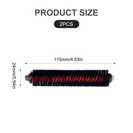 Pack of 2 Cleaning Brush for Roborock Brush/Roborock S7 Max Ultra Accessories/Roborock S8 Maxv Ultra Accessories/Maintenance Brush Roborock S8 Pro Ultra for High Speed Cleaning Roller Brushes