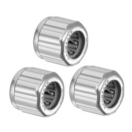 sourcing map Needle Roller Bearings, One Way Bearing, 8mm Bore 14mm OD 12mm Width 3pcs