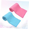 BIUDECO Microfiber Sports Towel Set 2 Pcs Quick Dry Polyester