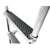 Marine Boat Aluminum White POLYETHYLENE Swim Boarding 3 Steps Ladder