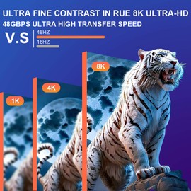 Hi-HONX 8K High-Definition Remote Switch - HDMI 2.1 Switcher 1 in 3 Out & 3 in 1 Out Bidirectional Switcher, Supports 8K@60Hz / 4K@120Hz