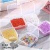 DUOFIRE Small Box Clear Plastic Bead Storage Container 12 Pack