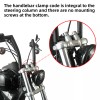 TCMT Front Headlight Fairing 15'' Windshield Fit For Harley Dyna