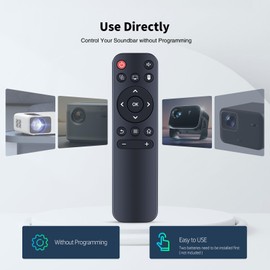 TRUCKON New Replacement Remote Control for Global Verison Smart HY300 HY320 HY300Pro Mini Projector Projector for Gaimoo GM200, LQWELL HY300, Magcubic 300b HY300 Pro, Xgody HY300Pro/Gimbal 3/Gimbal 5