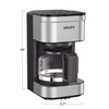 KRUPS Simply Brew Compact 5 Cup Coffee Maker: Stainless Steel