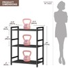 Zenira 3 Tier 28" Tall Bookshelf 20 Inch Wide, Small