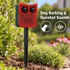 Solar Outdoor Motion Sensor Animal Alarm - Dog Barking &