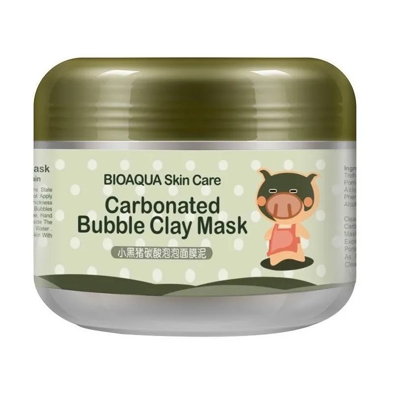 Mascarilla Facial Piel Bioaqua Carbonated Bubble Clay Mask 100g