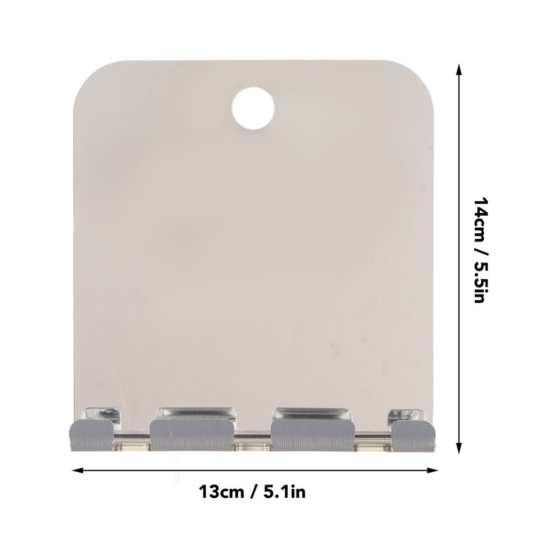 Anti Fog Shower Mirror Fogless Bathroom Shave Mirror Acrylic Shatterproof