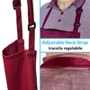 LEFUNDA® Pack of 2 Aprons, Waterproof Apron with 3 Pockets,