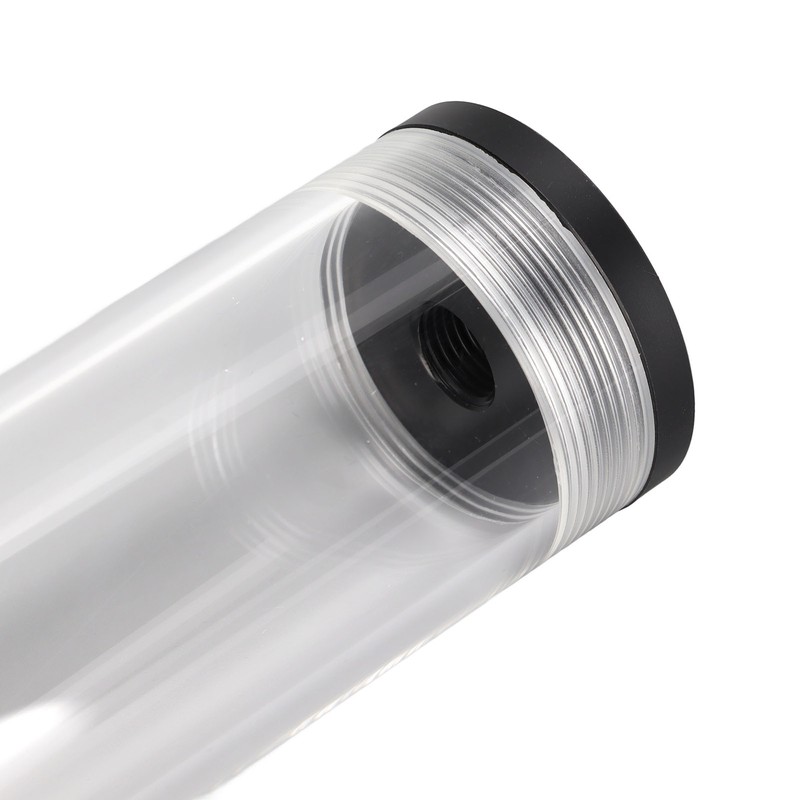 Water Cooling Reservoir 210mm/8.3in Length Acrylic Plastic Material 3 Holes