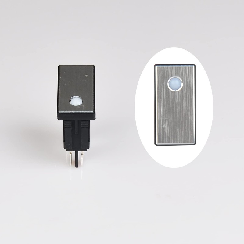 Hosiakly 15A 100V Rocker Switch Push Button Switch Black Blue