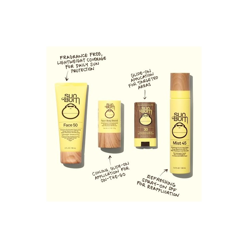 Sun Bum Face Stick SPF 30, 0.45-Ounce