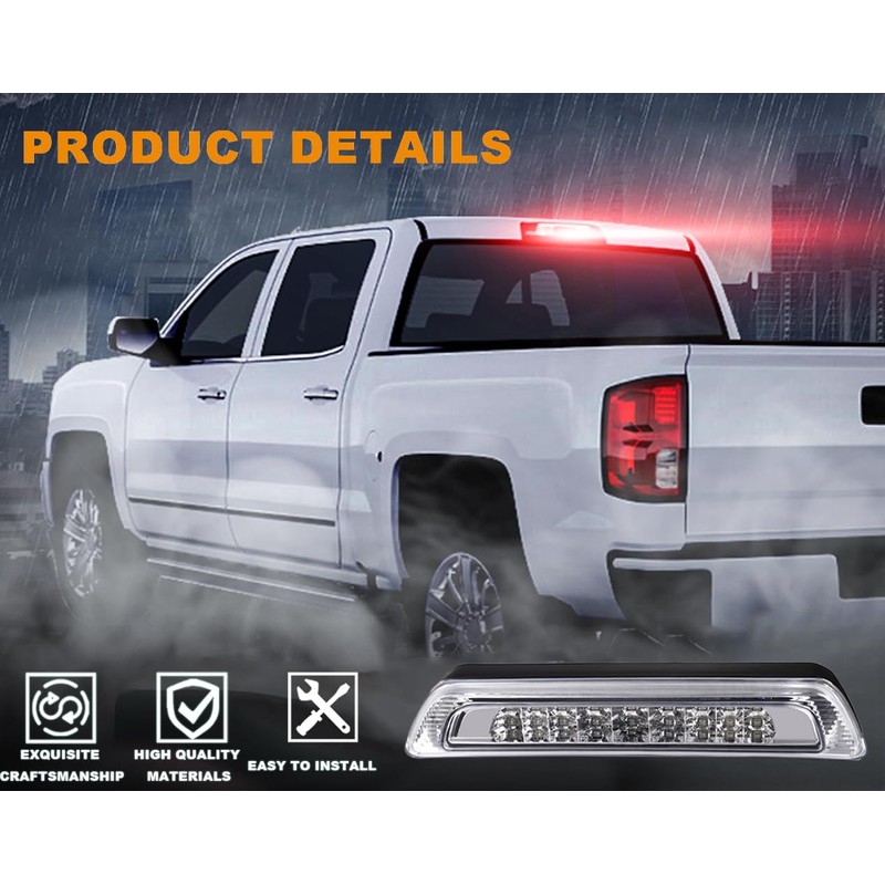 G-PLUS Third 3rd Brake Cargo Light Compatible With 2007-2016 Toyota