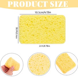 WHYCNJL 1 Piece Sponge School Watercolour Cleaning Sponge Water Absorbent Painting Sponge Rectangular Drawing Sponges Synthetic Artist Sponges for Painting Crafts Ceramic Supplies