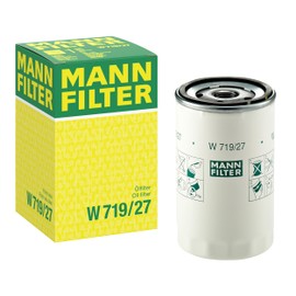 Original MANN-FILTER Oil filter W 719/27 – For Passenger Cars and Utility Vehicles