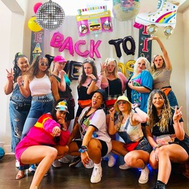 JeVenis Back To The 00s Party Decorations 2000s Party Decorations Early 2000s Theme Backdrop Hip Hop Early 2000s Theme Backdrop Hip Hop Retro Throwback Y2K Party Decor