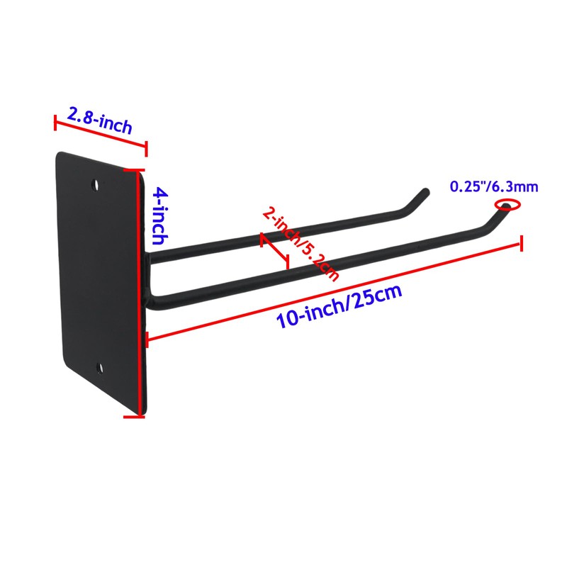 Rannb Garage Hook Shovel Holder Wall Mount Utility Hooks Garden