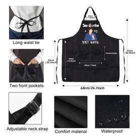 PXTIDY Ina Apron Cooking Show Fans Gift Store Bought Is Fine Housewarming Cooking Kitchen Apron (InaGartenspirit animal)