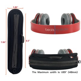 KOSTOO Universal Replacement Headband Cushion Pad Cover Protector Compatible with ATH M50X, QC 35i/35ii, QC25, Solo 2/Solo 3, Studio 2/3 Headphones