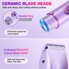 2-in-1 Bikini Trimmer for Women, Electric Razor, Waterproof Bikini Shaver