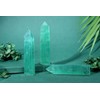 XIANNVXI 4 Inch Crystals Tower Green Fluorite Large Gemstones Rod
