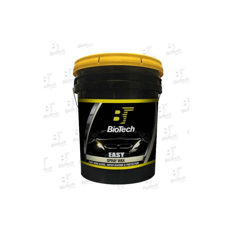 BioTech Easy Spray Wax, Quick wax 5 GAL (Pail)
