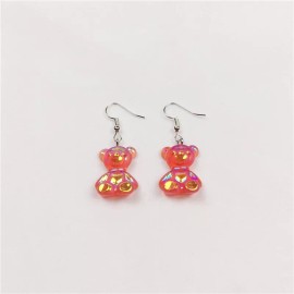 KH  Aretes De Panditas Colores Tornasol