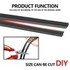 ZOKYUYS 4 PCS Windshield Wiper Rubber Strips, DIY Silicone Car