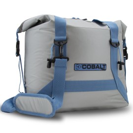 Cobalt Soft Sided Cooler Tote, Insulated and Portable 30-Can Sized Bag for Lunch, Beach, Picnic and Camping