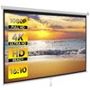 100 inch Projection Screen Portable Projector Movies Screens for Home