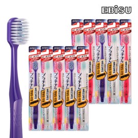 Ebisu Toothbrush Platinum Care 10 Whitening Toothbrushes / 에비스칫솔 플래티넘케어 10개 화이트닝 미백케어