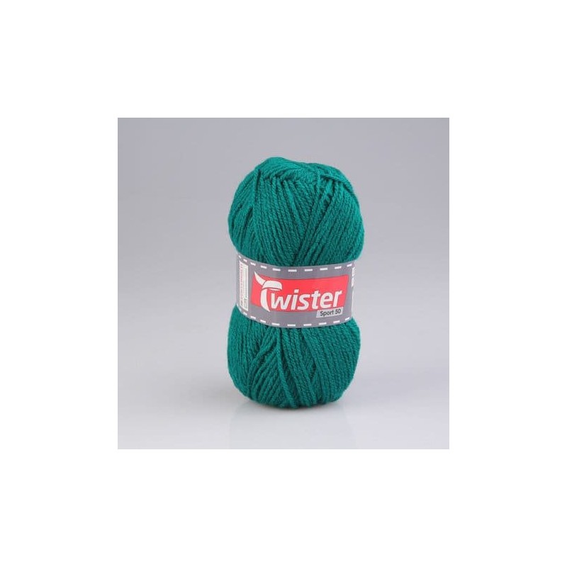 Roller Wool TWISTER Sport Plain Green 50 g